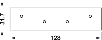 Ferrure d'assemblage longitudinal, Häfele Keku