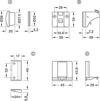 Fermeture de porte magnétique