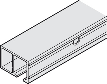 rail de roulement, pour montage mural, pour Hawa Junior 100Z / 100 B, écartement mural + 11 mm